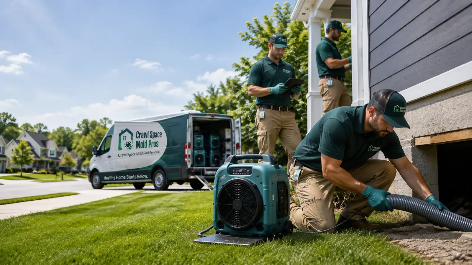 Crawl Space Mold Removal in Saint George, KS